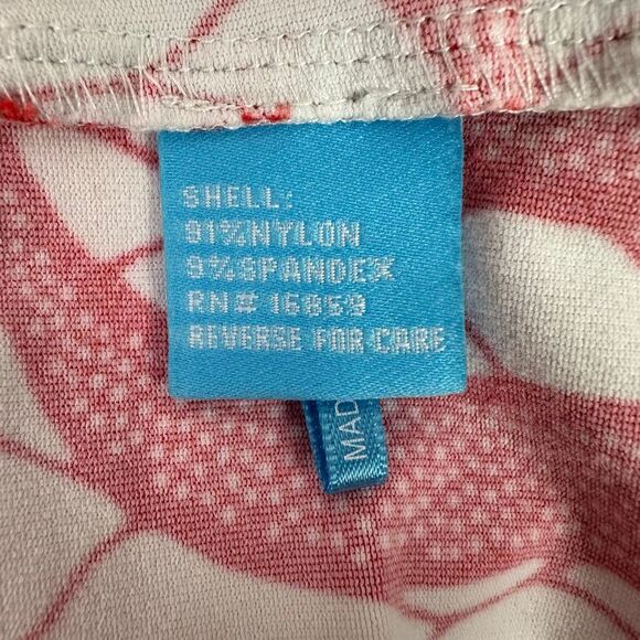 J. McLaughlin Small Sophia Dress Red White - Picture 4 of 5